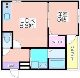 フジパレス住吉大領の物件間取画像